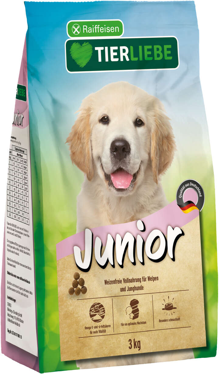 TIERLIEBE Hunde-Trockenfutter Junior